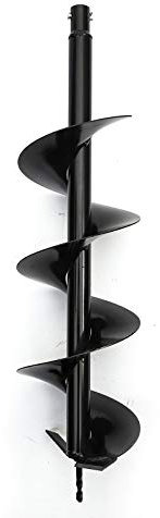 200mm Diameter 800mm Length Earth Auger Metal 20x8cm Drill Bit Petrol Fence Post Plant Tree Borer Driller Hole Digger Garden