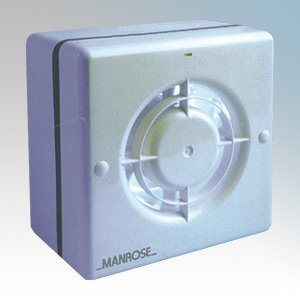 Manrose WF100PIR 100mm/4 230v WF100 Series PIR/Timer Axial Window Fan