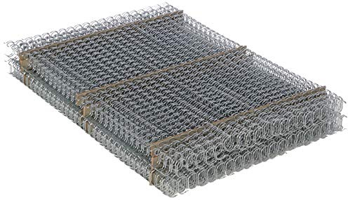 Pavo - Premium WireBind Drahtbinderücken A4, 9,5 mm, 34 Schlaufen, 3:1 Teilung, für 51-80 Blatt, Silber, Packung mit 100 Stück -8001972