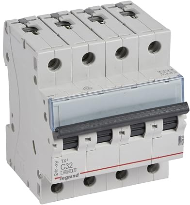 InterruptorAutomaticoTX3 4 Polos 32A Legrand 403629