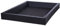 Beliani Schaumstoffrahmen für Wasserbettmatratzen 180 x 200 cm schwarz Simple