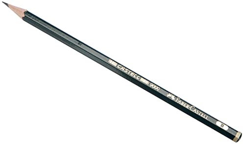 FABER-CASTELL 119001 - Bleistift Castell 9000, Härtegrad B, grün