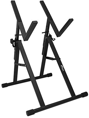 TIGER APS7-BK | Standard Adjustable Folding Guitar Amplifier or Monitor Stand