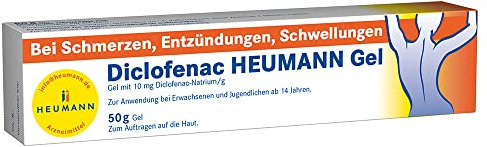 Diclofenac HEUMANN Gel: Allroundtalent bei Schmerzen, Schwellungen und Entzündungen, 50 g