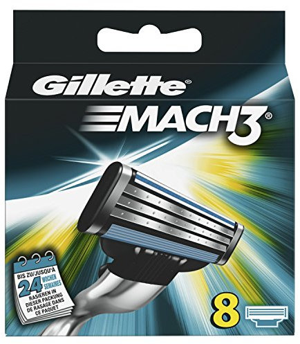 Auslaufmodell Gillette Mach3 Rasierklingen, 8 Stück