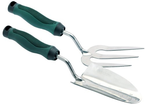 Draper Expert 14406 Robustes Edelstahl-Gartenwerkzeugset mit Harke und Schaufel mit weichen Griffen