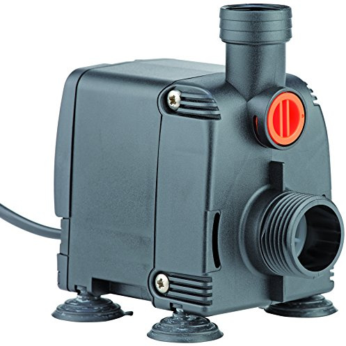 Eden 57238 159 Aquarienpumpe, 5.000 l/h - Leise Pumpe für Wasserzirkulation, Wasserförderung, Wasserfilterung mit Selbstreinigung zum Dauereinsatz innerhalb und außerhalb vom Aquarium
