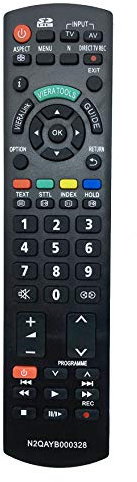 ALLIMITY N2QAYB000328 Télécommande Remplacer pour Panasonic LED LCD TV TX-L19C20B TX-L19C20E TX-L19X10B TX-L26C10B TX-L26C10E TX-L26X10Y TX-L32C10B TX-L32C10E TX-L32S10E TX-L42S10E TX-L42U10E