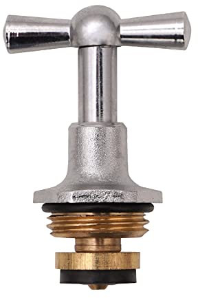 Knebel-Oberteil für Auslaufventil | 1/2 Zoll | Verchromt