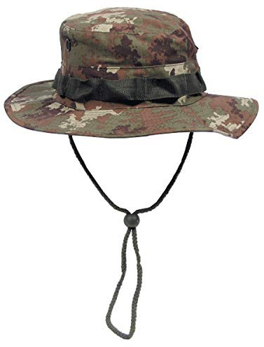 MFH Buschhut US mit Kinnband GI Boonie Rip Stop, M, Vegetato