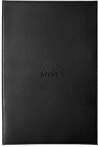 Rhodia 218199C Notizblock ePURE Nr.19 mit Schutzhülle Kunstleder Schwarz