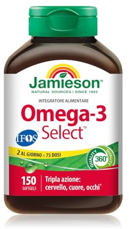 Biovita 50554 Omega Select Jamieson, Arancione, 150 Perle