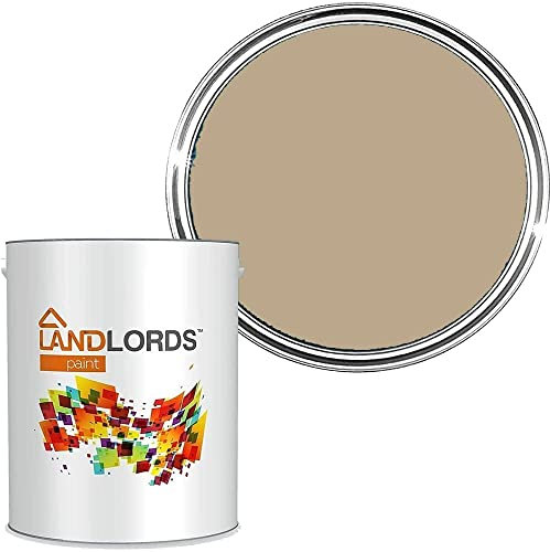 Landlords Anti Damp Paint | Matt Finish | Prevent Build-up of Mildew | Paint for Wall and Ceiling | Anti Condensation and Mould | 1L Maroccan Sand