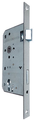 Haustür-Einsteckschloss PZ DRS f k 65/22 Silber