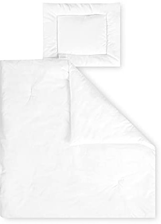 Julius Zöllner Kindersteppbett-Set Hygiena, Decke mit Kissen, waschbar 95°C, allergikergeeignet, Standard 100 by OEKO-TEX, Größe 80x80 + 35x40 cm