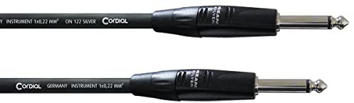 CORDIAL Cable Guitarra jack 1,5 m Cable INSTRUMENT Essentials Jacks recto