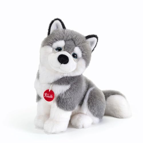 Trudi Husky Marcus Hund Plüschtier Spiel, Weihnachts- und Geburtstagsgeschenk | 18x26x20cm Grosse M | Klassische Plüschhunde | Modell 22272