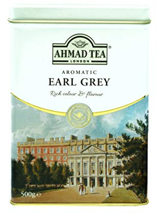 Ahmad Tea Aromatic Earl Grey Loose Leaf Black Tea - 500g Caddy | Caddy