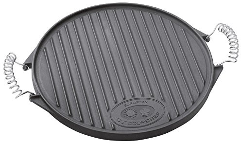 OUTDOORCHEF Gussplatte/Grillplatte rund Ø 39cm