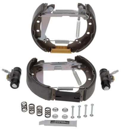 FERODO FMK215 Bremsenset Trommelbremse Bremsbacken Satz mit Radbremszylinder Hinten Kompatibel mit VW POLO 9N Polo Schrägheck 6R1, 6C1 Golf 3 1H1 Golf 2 19E, 1G1 up! Schrägheck 121, 122, BL1, BL2