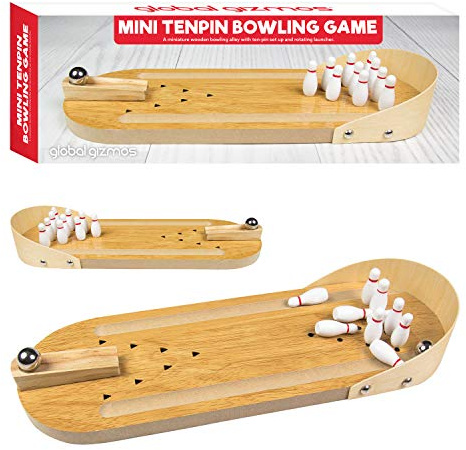 Global Gizmos Mini Tenpin Bowling Set