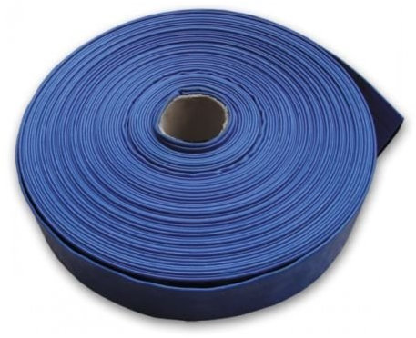 Bradas WAF2B200100 PVC Flachschlauch, 2 Zoll, 100 m, 2 Bar, blau, 40 x 40 x 5 cm