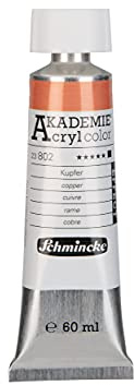 Schmincke AKADEMIE Acryl color Kupfer in 60 ml-Tube, 23 802 011