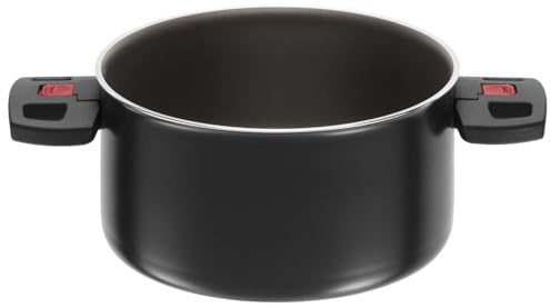 Ballarini Click&Cook Casseruola, Composto, Nero, 20 cm