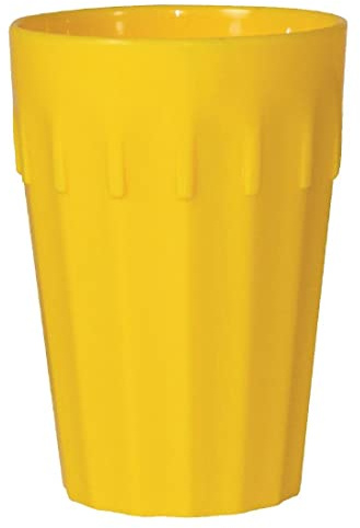 Olympia Kristallon Polycarbonate Tumblers 142ml Pack of 12, Yellow