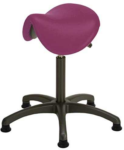 Sport-Tec Sattelhocker Standard mit Polster und Gleitern, Rollhocker, Arbeitshocker