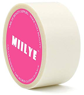 Doppelseitiges Hautband, körper- und kleidungsfreundlich, selbstklebendes Klebeband, um Modekleid/Stoff an Ort und Stelle zu halten, 2,5 cm x 8,8 m, Transparent, 1 in x 29 ft tape roll