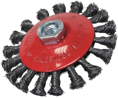 Faithfull - Konische Drahtbürste 100 x M10 x 1,5 0,50 mm Draht - FAIWBTC100MC