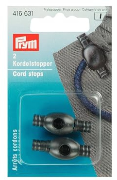 Prym 416631 Kordelstopper klein KST schwarz