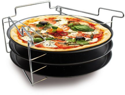 BAUMALU Plato de Pizza, Acero Inoxidable 18/8