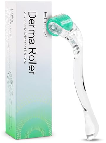 Derma roller mit 192 Nadeln, Mikronadel-System, Anti-Ageing, gegen Akne, Dehnungsstreifen, Cellulite, Hautverlust, Haarausfall （1.0mm）