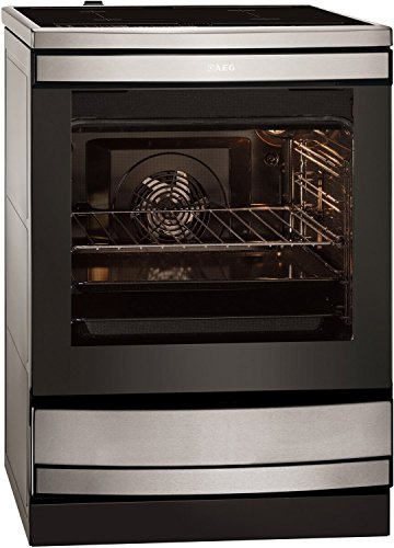 AEG 43036IW-MN Cuisinière sur pied/A -20% / Acier inoxydable/Plaque à induction/Porte de nettoyage facile