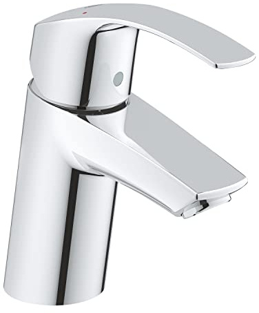 Grohe 32467002 Eurosmart New Single-Lever Basin Mixer Tap Without Pop-Up Waste