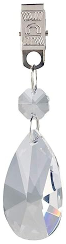 d-c-fix Tischdeckenhalter Kristall 5 x 3 cm 4 Stück | Tischtuch Klammer Beschwerer Halter Tisch Küche Esszimmer Wohnzimmer Garten Accesoires Dekoration Kunststoff fester Halt