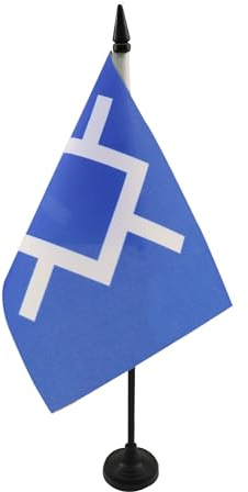 AZ FLAG Bordsflagga Cheyenneindianer 21x14 cm 100D Polyester Plastfot
