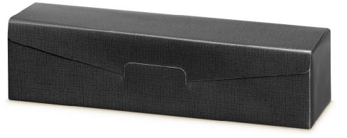 10 Stück Weinkarton, Weinverpackung, Flaschenkarton - Fineline Black (schwarz) für eine Flasche Wein/Sekt