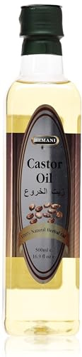 Hemani Castor Oil 500mL | Ricinus Communis | Halal | Cold-Pressed | Hemani Since 1949