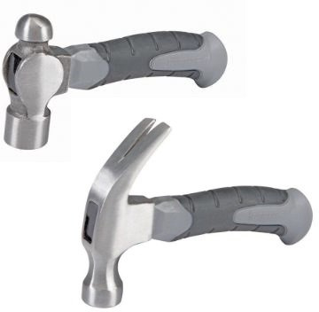 Pittsburgh Stubby Hammer Bundle, Includes 8 oz Ball Peen Hammer, and 8 oz Hammer, Stubby Claw