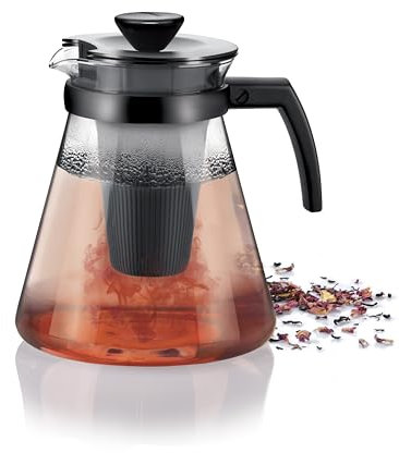 Tescoma 646624 Teo Teiera con Filtro, Vetro, 1.7 L
