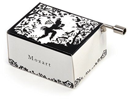 Fridolin 58252 Spieluhr Mozart - Zauberflöte/Reiniger-Scherenschnitt - Papageno