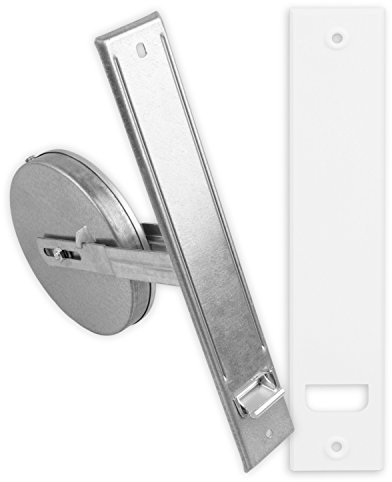 DIWARO® Gurtwickler | Lochabstand 260 mm | verstellbar | für 15 m Gurt mit 16-23 mm Breite | zweiarmig | weiß