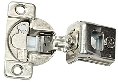 2 Pack Rok Hardware Grass TEC 864 108 Degree 1-1/4 Overlay 3 Level Soft Close Screw On Compact Cabinet Hinge 04547A-15 3-Way Adjustment 45mm Boring Pattern