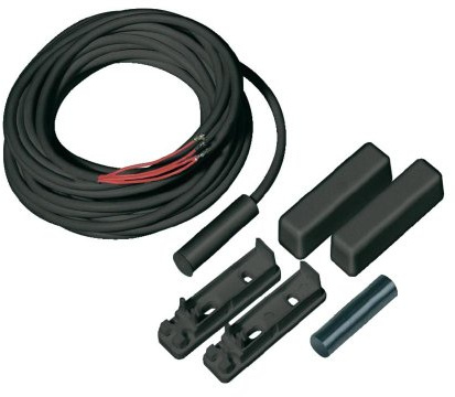 ABUS Ein-/Aufbau-Öffnungsmelder VdS C (braun) Magnetkontakt zur Absicherung von Türen und Fenster | Kabelgebunden | Für Draht-Alarmanalagen | MK1310B
