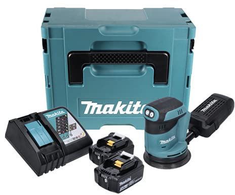 Ponceuse excentrique 18V LXT (2x3,0 Ah) en MAKPAC - MAKITA DBO180RFJ