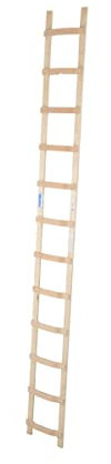 Krause 804426 Dachleiter Holz, 12 Sprossen