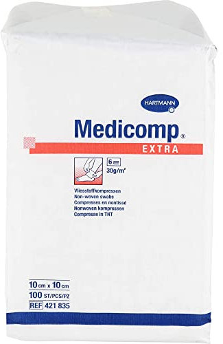 Medicomp Extra Kompresse 10x10cm Unsteril